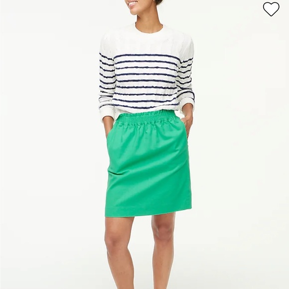 NWT Linen-cotton blend city skirt J Crew Factory sz 14 - Picture 2 of 5